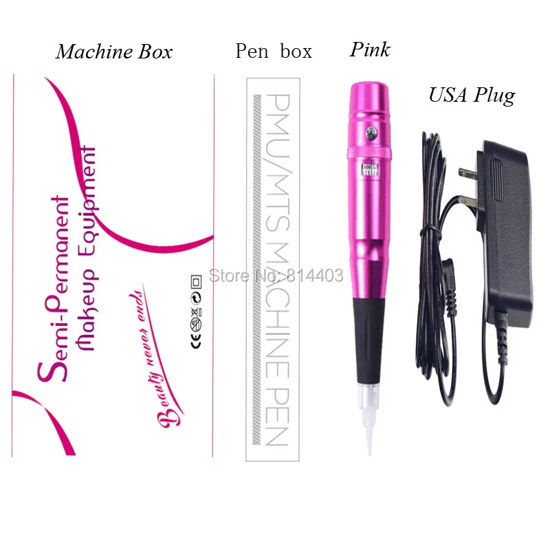 

Professional DERMOGRAFO UNIVERSAL Tattoo Eyebrow Pen Permanent Lip Machine Tool Makeup Eyeliner Rotary Machine Kit with Box