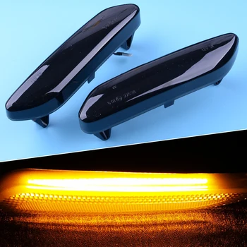 

DWCX 2pcs LED Amber Side Marker Signal Light Lamp Car Fit for Mini Countryman Paceman R60 R61 2012 2013 2014 2015 2016 2017