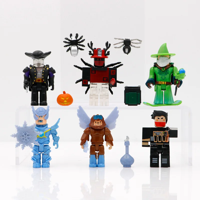 ROBLOX изумрудная серия Master набор 7 см ПВХ куклы игрушки для мальчиков модели