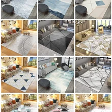 Современный простой ковер спальня гостиная Светильник Делюкс прикроватный журнальный столик одеяло черный матрас семья