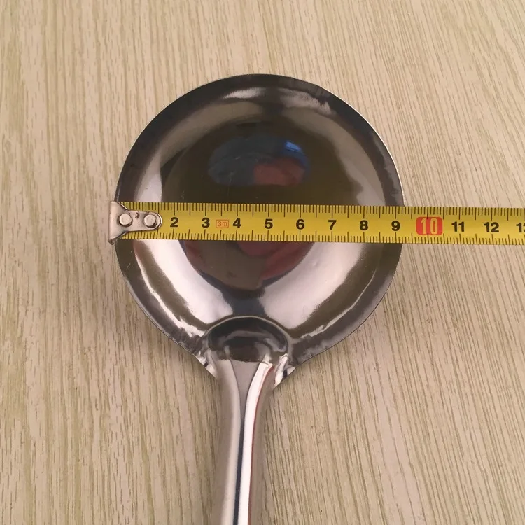 E394 Stainless Steel Long Handle Ladel Stall Supply Of Goods Hot Selling 2 Yuan Shop Supply Of Goods Daily Use The Department St