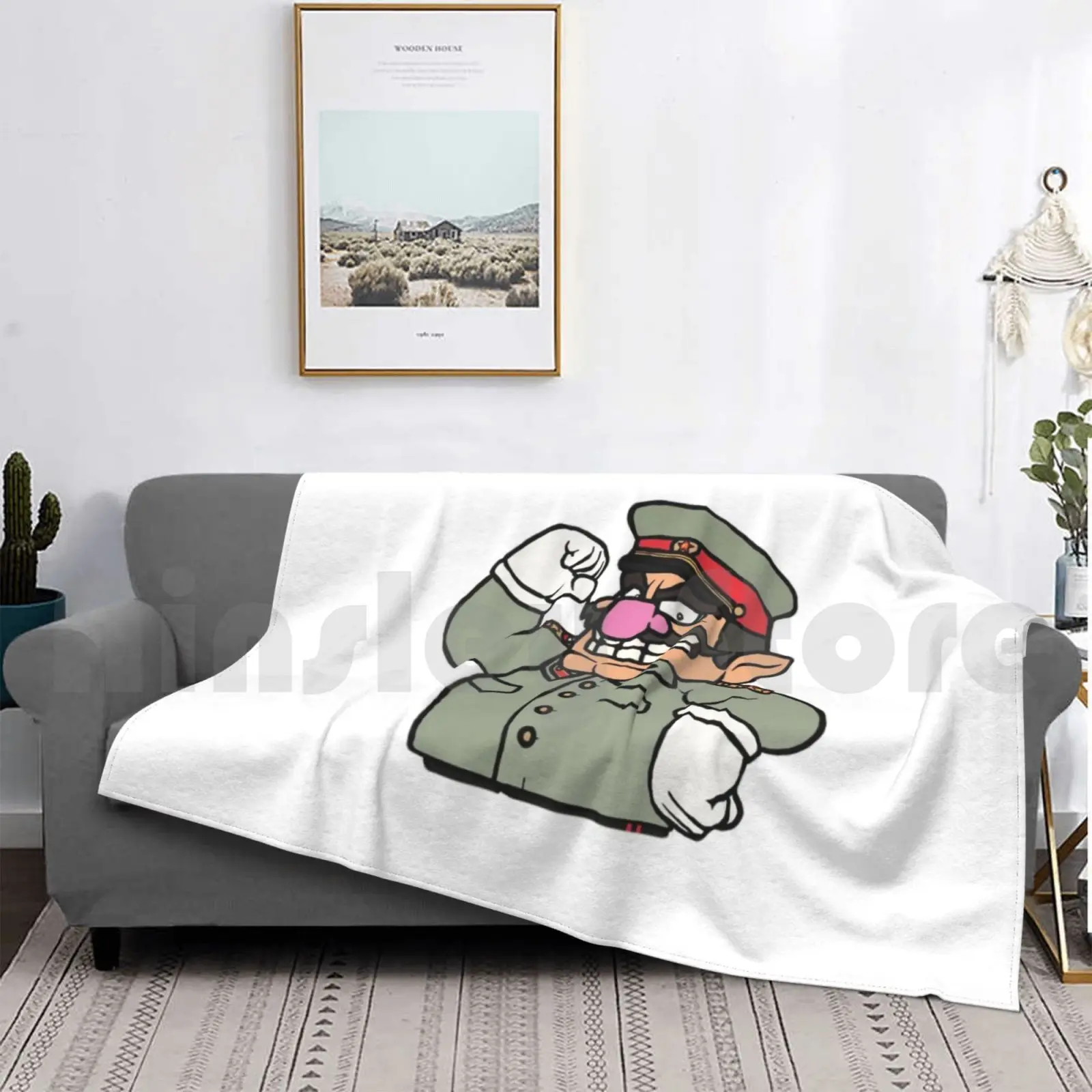 Wario Stalin Coperta Moda Personalizzata Wario Stalin Super Urss Unione Sovietica Wah