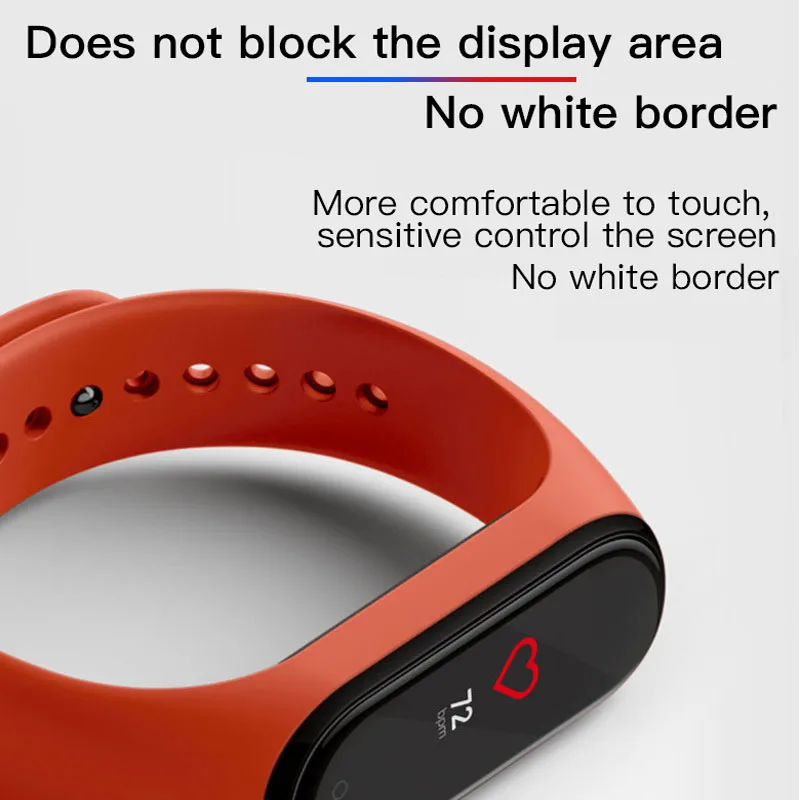 HD защитная пленка для xiaomi mi band 4 пленка Взрывозащищенная/устойчивая к царапинам Защитная пленка mi band 4 Горячая изгиб пленка(не стекло