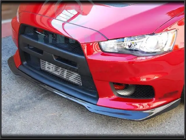 Автомобильные аксессуары для модификации, углеродное волокно для Mitsubishi Lancer Evolution Evo 10X2008-2012 Ralliart, передняя губа