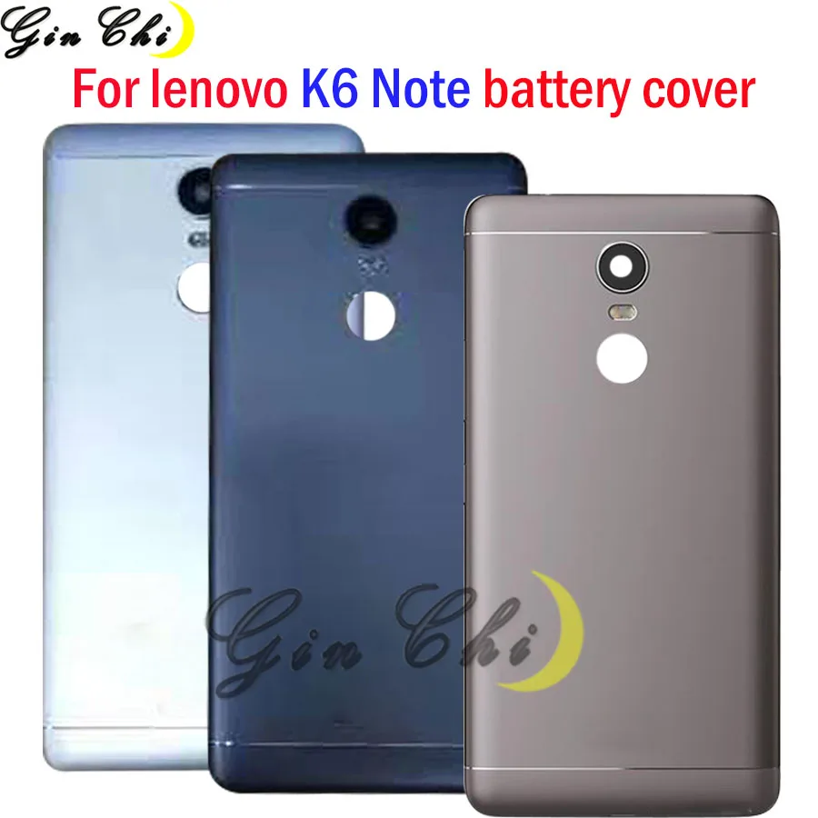 100% оригинал задняя крышка аккумулятора для Lenovo K6 note Корпус задней двери запасные