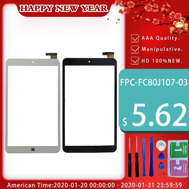 1PC for new I10 dual system external screen touch screen XN-1572-B FPC-106001B