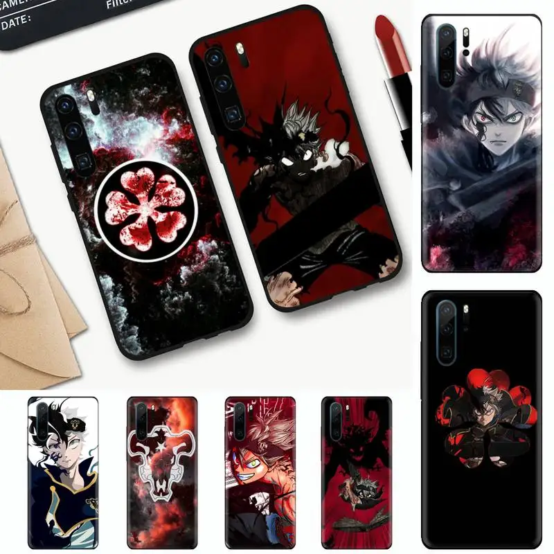 

Black Clover Dark Anime Phone Case For Huawei Enjoy 7 7s 8 8e 9 9e 10 plus P8lite 2017 Honor 5a view9 play 3e