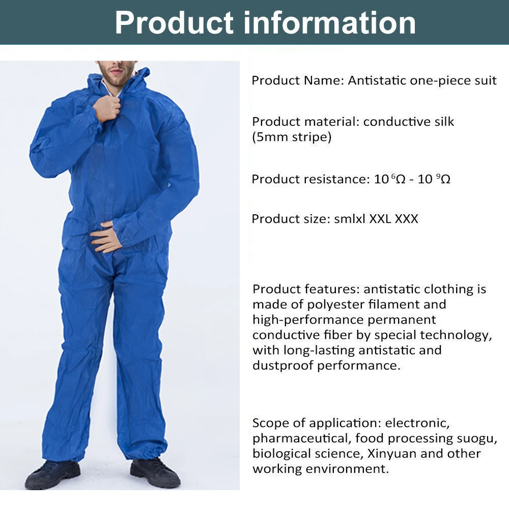 PPE Reusable Coverall Hazmat Suit Protective Suit Disposable Protection Clothing Anti Bacterial Work Medical Isolation Suit PPE Reusable Coverall Hazmat Suit Protective Suit Disposable Protection Clothing Anti Bacterial Work Medical Isolation Suit