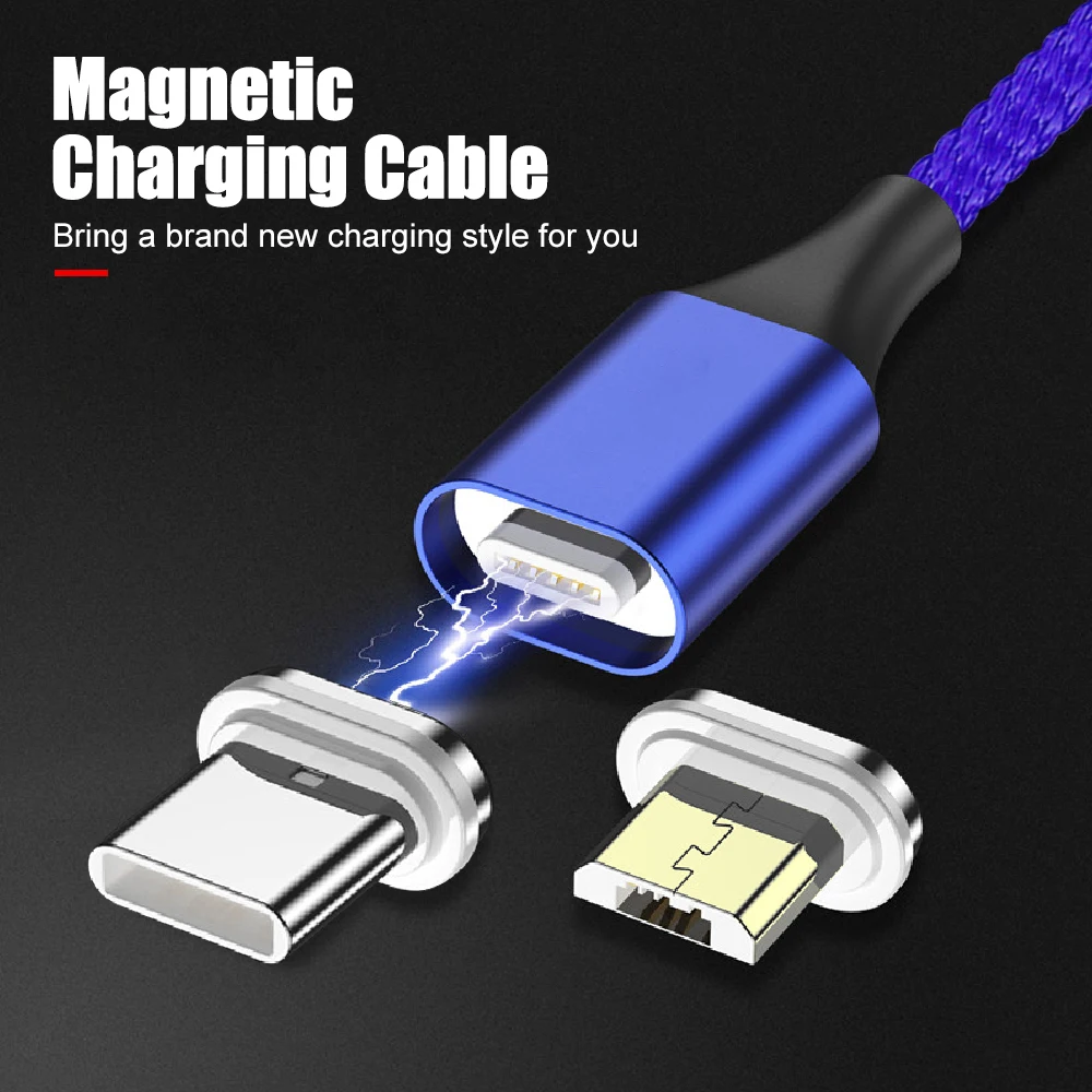 Магнитный зарядный кабель для телефона Usb Type C быстрой зарядки Samsung Galaxy Note 10 Plus S10