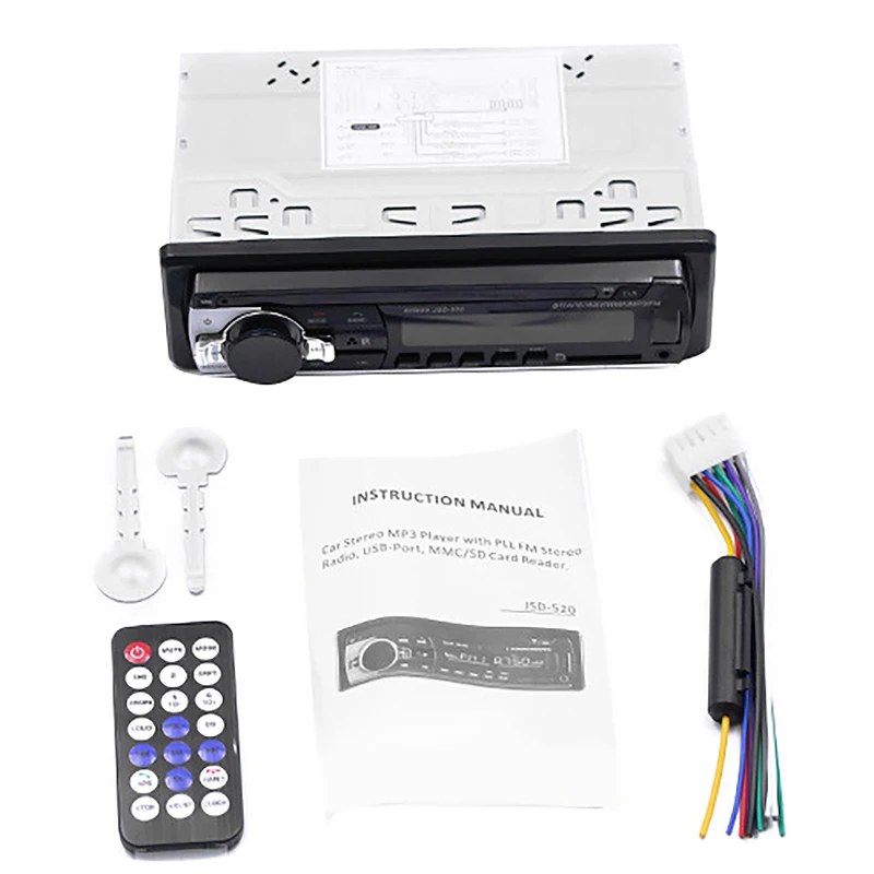 NEW-1Din 12V автомобиль радио Bluetooth Автомобильный MP3-плеер USB AUX FM автомобиля o стерео