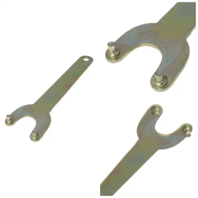 Ogquaton Llave de Amoladora Angular Llave de Llave de 320 mm para Amoladora Angular Amoladora Angular Ajustable Elegante y Popular Pin de 4,3 mm de di/ámetro Ajustable 11 mm