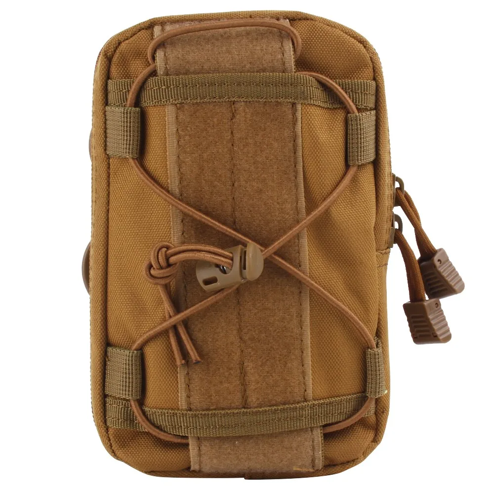 Tan 600D Molle EDC пакет тактические аксессуары Утилита Сумка жилет поясной ремень крепления гаджет сумка журнал держатель военный бой - Цвет: Tan