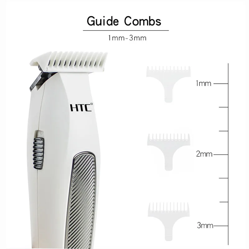 HTC 전문 오일 헤드 전기 클리퍼, 카빙 레트로 헤어 면도기, 충전식 면도기, 무선 이발 가정용 헤어 트리머