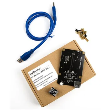 

Raspberry pi X850 mSATA SSD disk expansion board supports 1TB USB 3.0