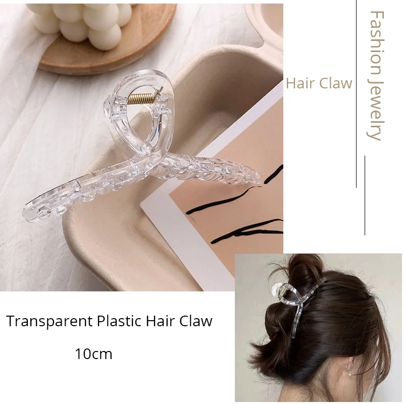head accessories female Korean Metal Geometric Hair Claw Barrettes Elegant Hair Clip Crab for Women Hollow Out Hairpin Headwear Girl Hair Accessories wide headbands for women Hair Accessories