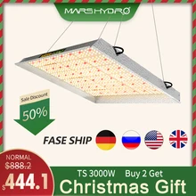 Mars hydro TS 3000W led grow light Full Spectrum Sunlike Indoor Quantum Board Светодиодная лампа для выращивания парник, теплица для выращивания растений
