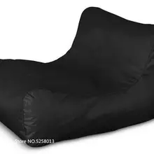 Очень Большой Плавающий матрац, гигантский бассейн боковые beanbag стул на воде, уличная мебель диван-черный