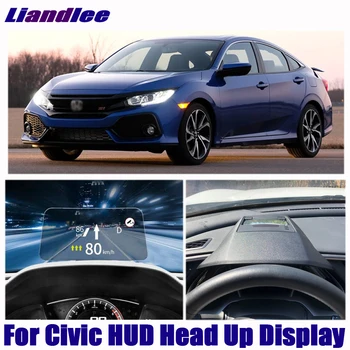 

Liandlee Car HUD head-up display For Honda Civic the 10th generation system multi-functional special use overspeed warning