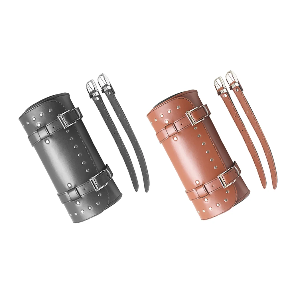 2x Motorcycle Tool Bag Waterproof Fork Toolbag For  11 Inch Motorbike