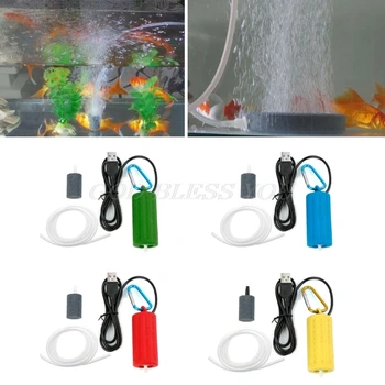 

Portable Mini USB Aquarium Fish Tank Oxygen Air Pump Mute Energy Save Compressor Drop Shipping