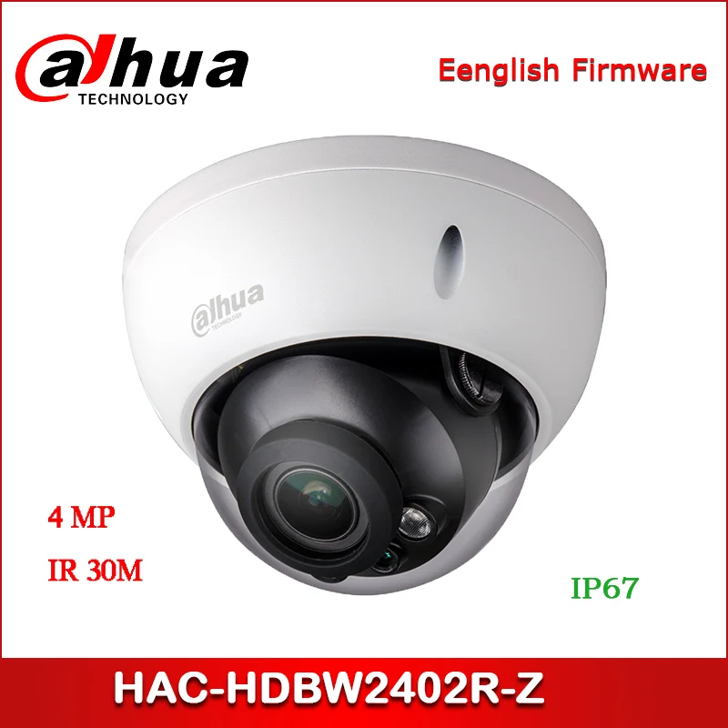 Dahua HAC-HDBW2402R-Z 4 МП Starlight+ HDCVI ИК купольная камера 3,7-11 мм аудио в интерфейсе Моторизованный объектив камеры видеонаблюдения