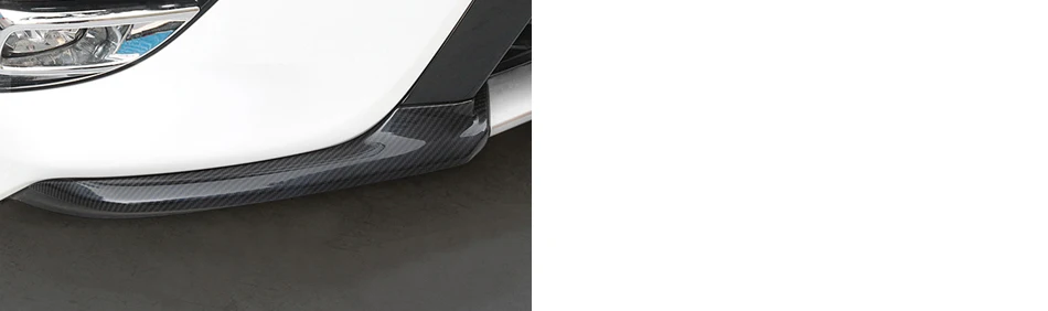 CITALL, 2 шт., для автомобиля, углеродное волокно, текстура ABS, передний бампер, для губ, угловой чехол, накладка, наклейка, подходит для Toyota Camry