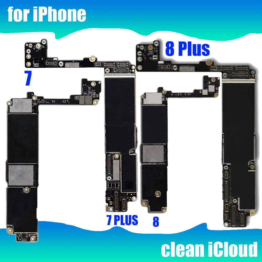 Материнская плата для iphone 7 8 Plus не блокированная 100% оригинальная материнская