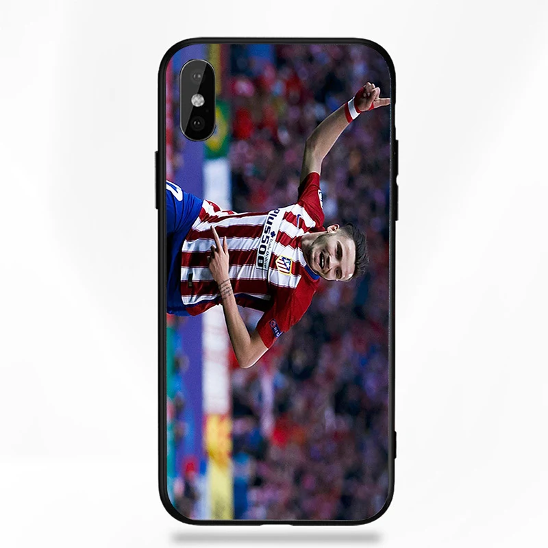A2050 Чехол для телефона Saul для iphone, чехол Atletico Madrid FC DIY, черный мягкий чехол из ТПУ для iphone 11Pro X XR XS MAX 7 8 7plus 6 6S 5S SE 5 - Цвет: A2050