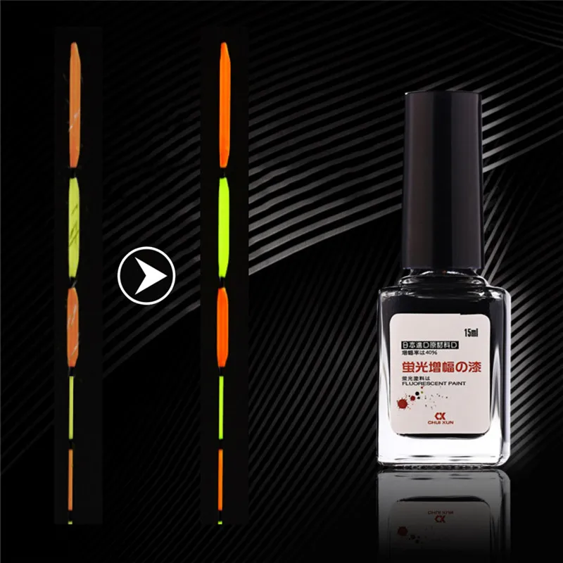 

Fishing Floats DIY Fluorescent Paint Floats Tail Painting Indicator Visualable Buoy Tail Repairment Tool Tackle Accessories