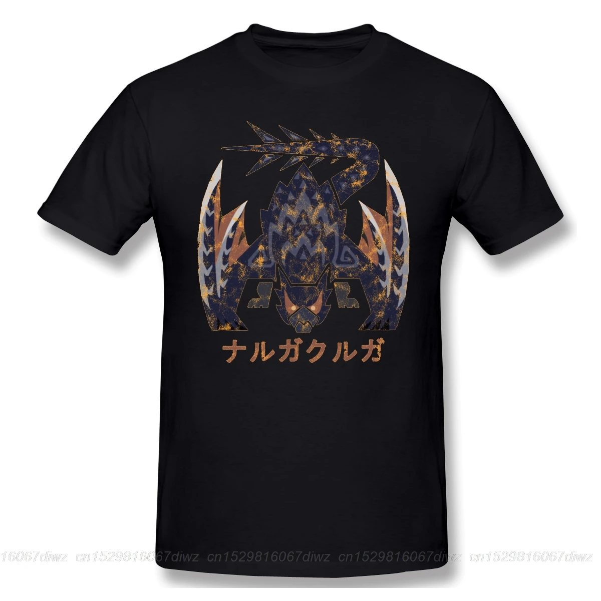 Новая летняя футболка World Iceborne Nargacuga Kanji 100 хлопок monster hunter ARPG PS4 GAME PLAYER | Мужская