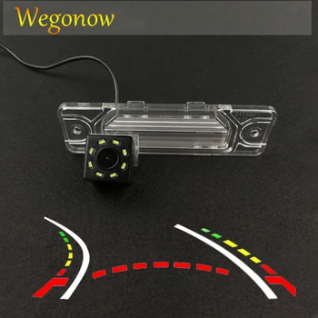 

HD Wireless Car CCD Rear Camera Fisheye 8 12 led dynamic Night Vision bracket For R enaul t Koleos 2009 2010 2011 2012 2013 2014