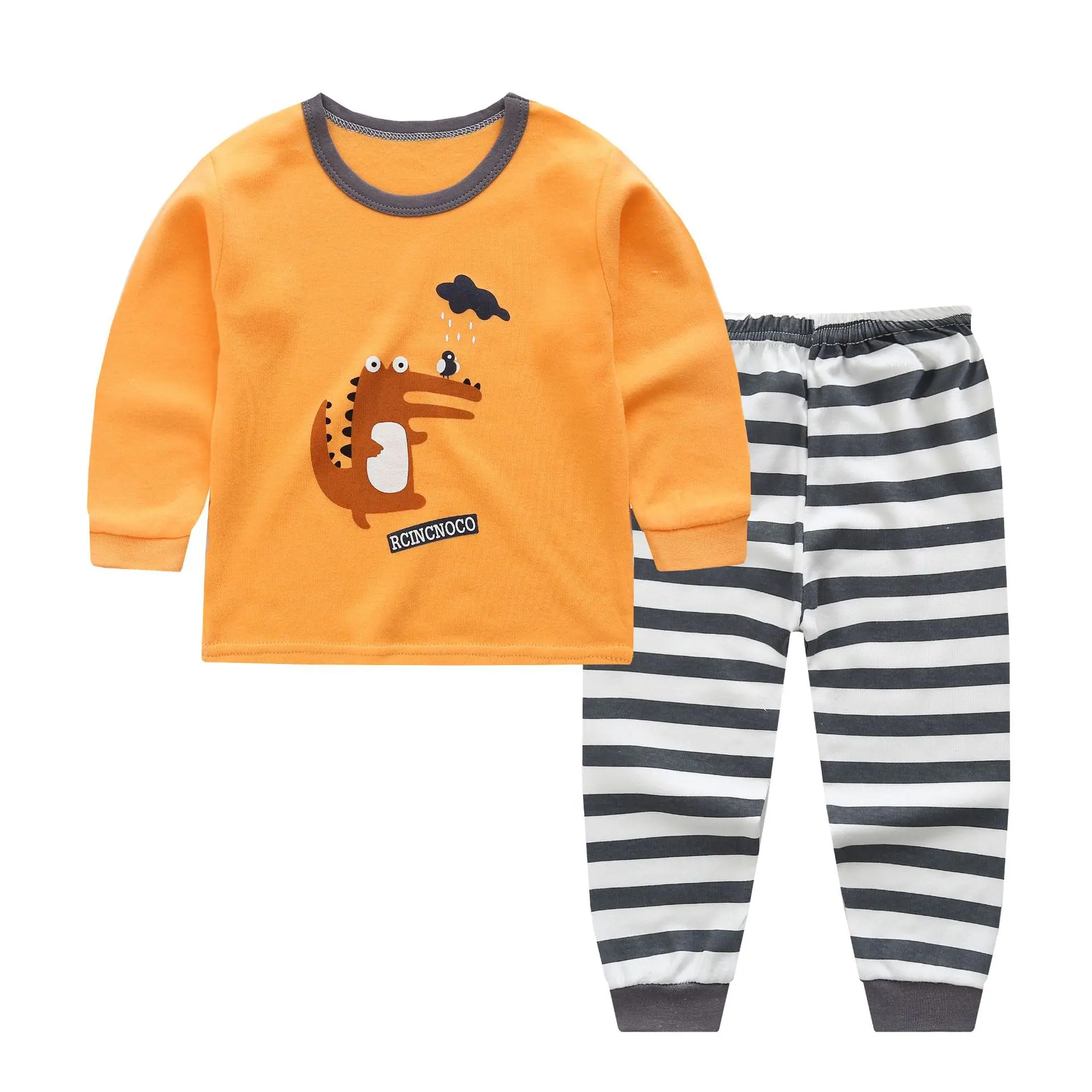 

ZWF1204 Autumn Kids Clothes Fashion Boy Long Sleeve Pullover Tops + Pants Sports Suit Girl High Quality Cotton Sets For Children