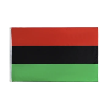 

Xiangying 90x150cm Pan African Afro American Flag