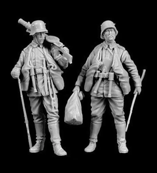 

1/35 Resin Model Building Kit Figure 2 Soldiers