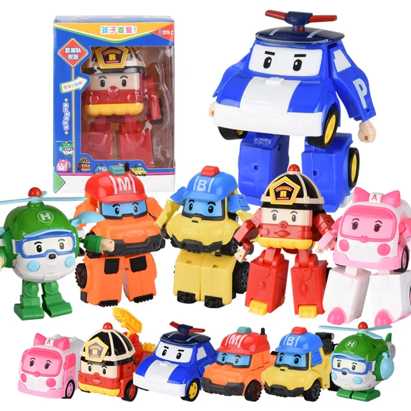 

Children'S Educational Toy Garage Kit Model City Rescue Team Firefighting Rescue Transformation Autobots Robot