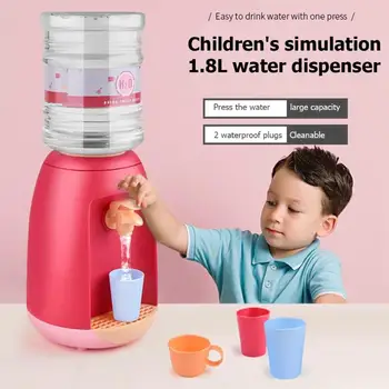 

Pretend Play DIY Mini Water Dispenser Set Toy Kitchen Appliances for Kids