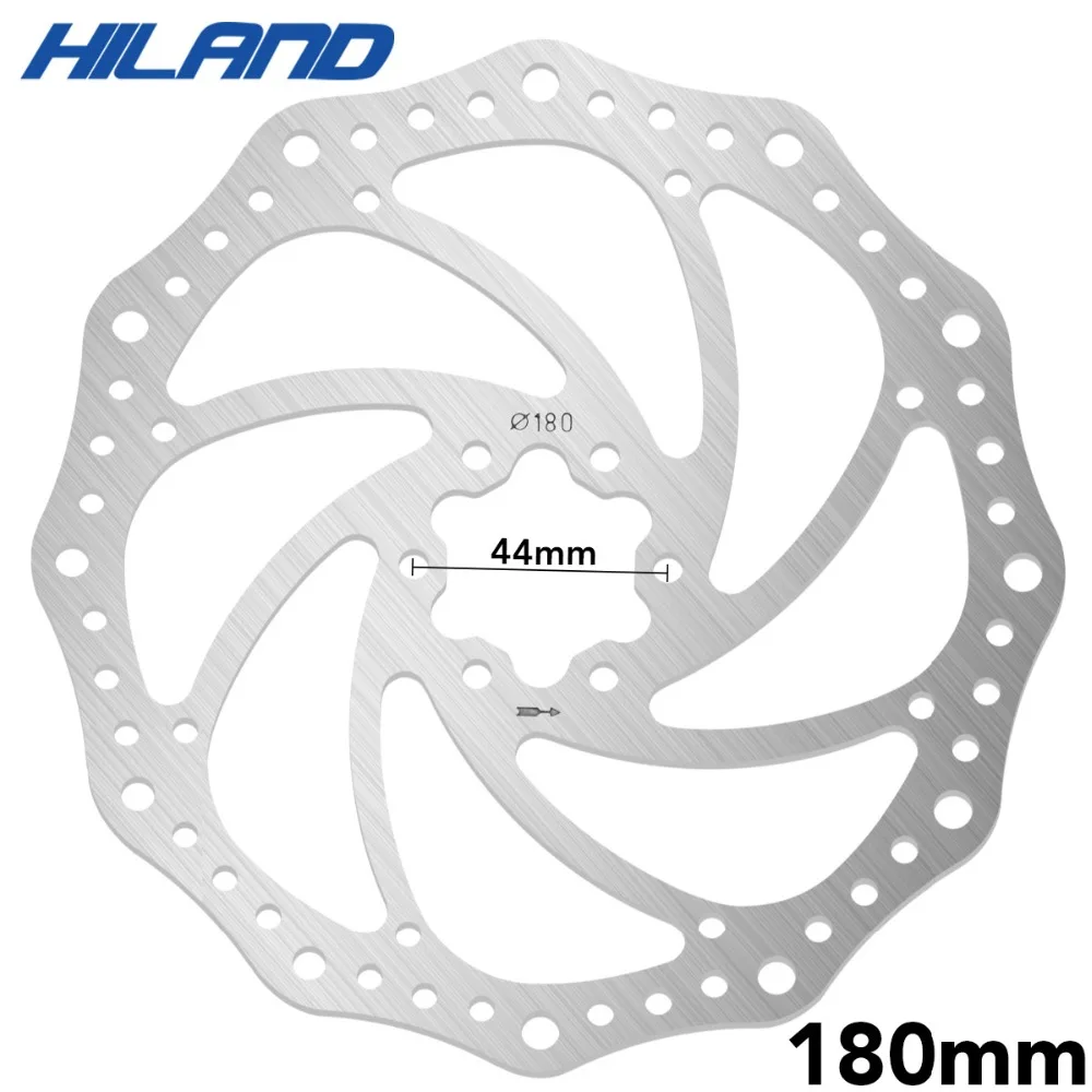 Hiland 203 мм/180 мм/160 мм/140 мм 6 дюймов из нержавеющей стали ротор дисковый тормоз для MTB горная дорога круизер велосипед запчасти