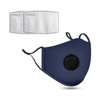 

3 Styles Reusable Anti-Dust Face Mask Mouth PM2.5 Mask Activated Carbon Washable Double valve Breathing Valve Mask