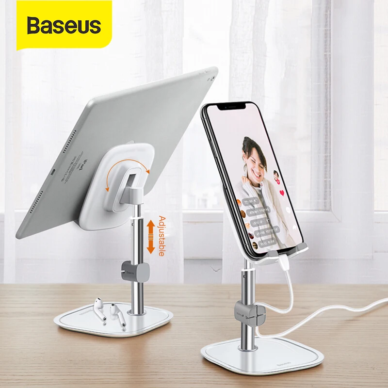 Baseus Desk Phone Holder Tablet Holder Pad Telescopic Universal Desktop Holder Stand For Cellphone Mobile Phone Stand Mount Baseus Desk Phone Holder Tablet Holder Pad Telescopic Universal Desktop Holder Stand For Cellphone Mobile Phone Stand Mount