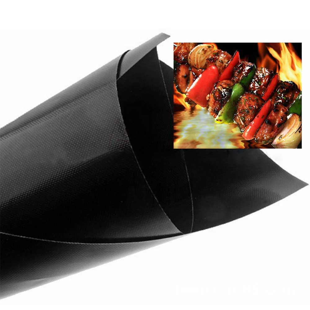 

2pcs/set High Temperature Barbecue Pad Non-Stick BBQ Grill Mats Reusable PTFE Teflon Baking Sheet Cooking Sheets Cooking Tool