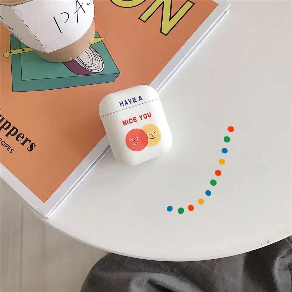 Q UNCLE инновационные спортивные Чехлы для Apple AirPods Защитная крышка индивидуальная простая Беспроводная bluetooth-гарнитура защитная оболочка - Цвет: 930010