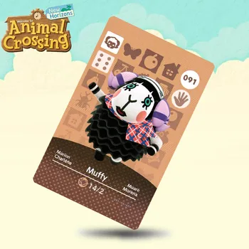 

091 Muffy Animal Crossing Card Amiibo Cards Work for Switch NS 3DS Games