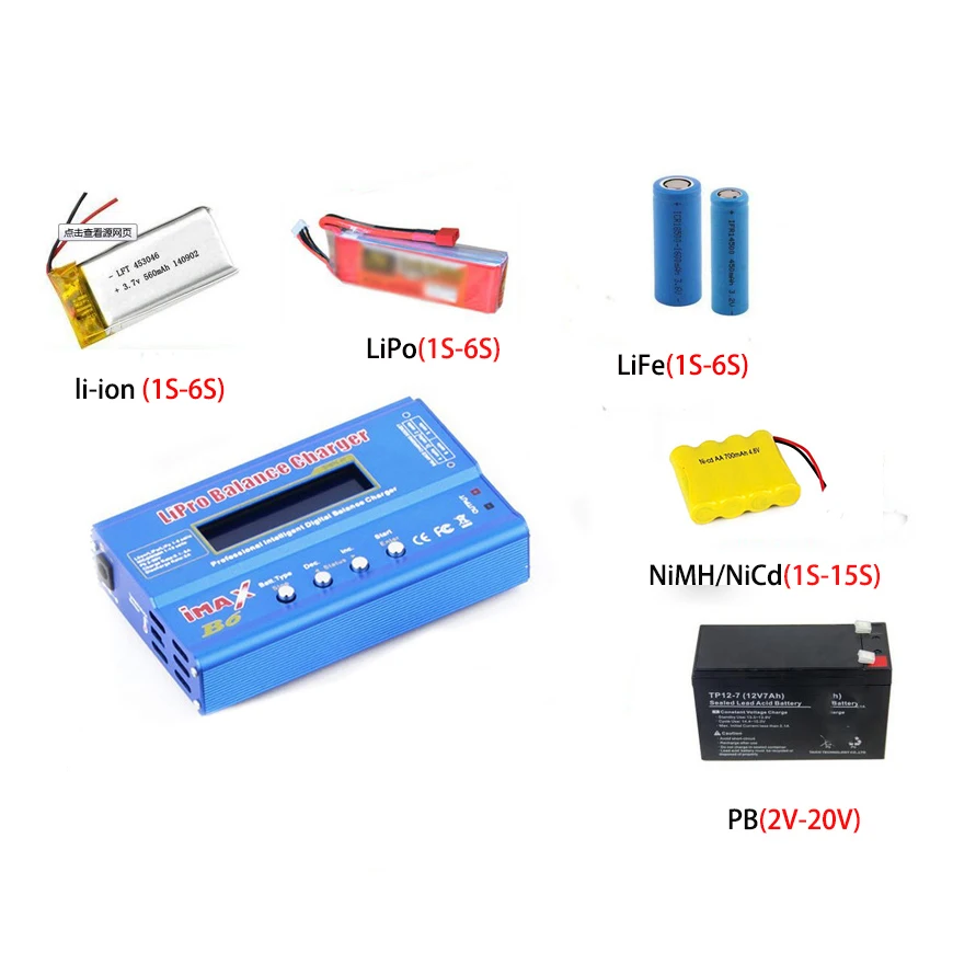 Зарядний пристрій LiPo IMAX B6 50W RC Акумулятори NiMH NiCd
