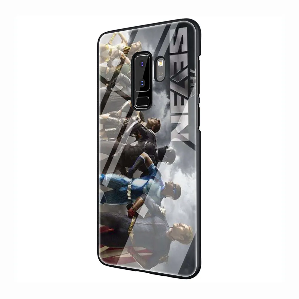 Мальчишки закаленное Стекло Телефон чехол для Galaxy S7 edge S8 9 10 Plus Note 8 9 A10 20 30 40 50 60 70 - Цвет: G1