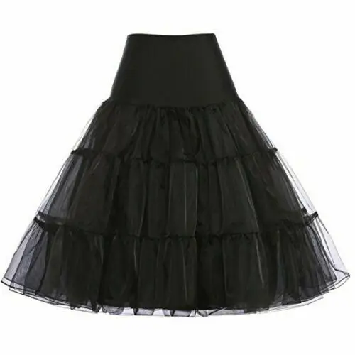 

Sensual Looking Fancy Clingy Retro Net Underskirt 50s Swing Petticoat Rockabilly FancyTutu Skirt