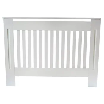 

Home Radiator Cover Cabinet Ventilated White MDF Radiator Cover Heating Cabinet Durable Heating Cabinet Simple Traditional Desig