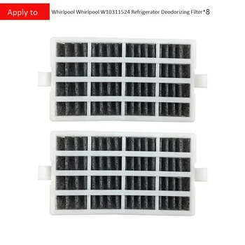 

AD-8 Pack Replacement Refrigerator Air Filter for Whirlpool W10311524 Air Filter