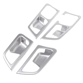 

4 Pcs LHD Chrome Inside Door Handle Frame Trim Cover for Kia Sportage QL 2016 2017 Interior Decoration Car Accessories