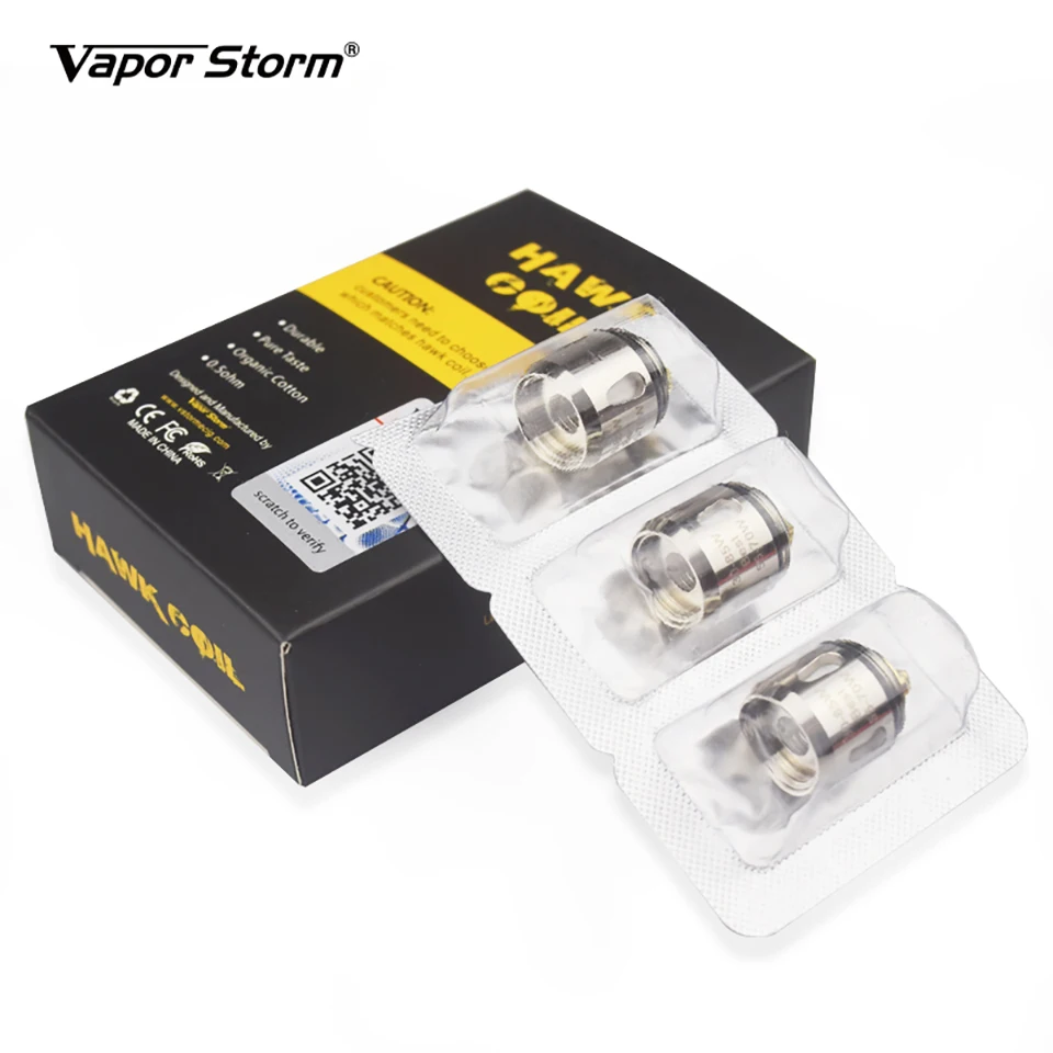 3pcs Vapor storm hawk mesh 0.2ohm coil vapor storm Trip tank replacement coil for 30-85W Electronic Cigarette Atomizer Trip Tank (8)