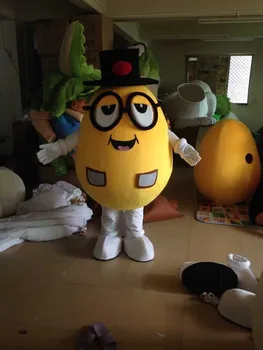 

New Arrival customized glasess egg doll Mascot Costume Adult Halloween Birthday party cartoon Apparel Cosplay Costumes